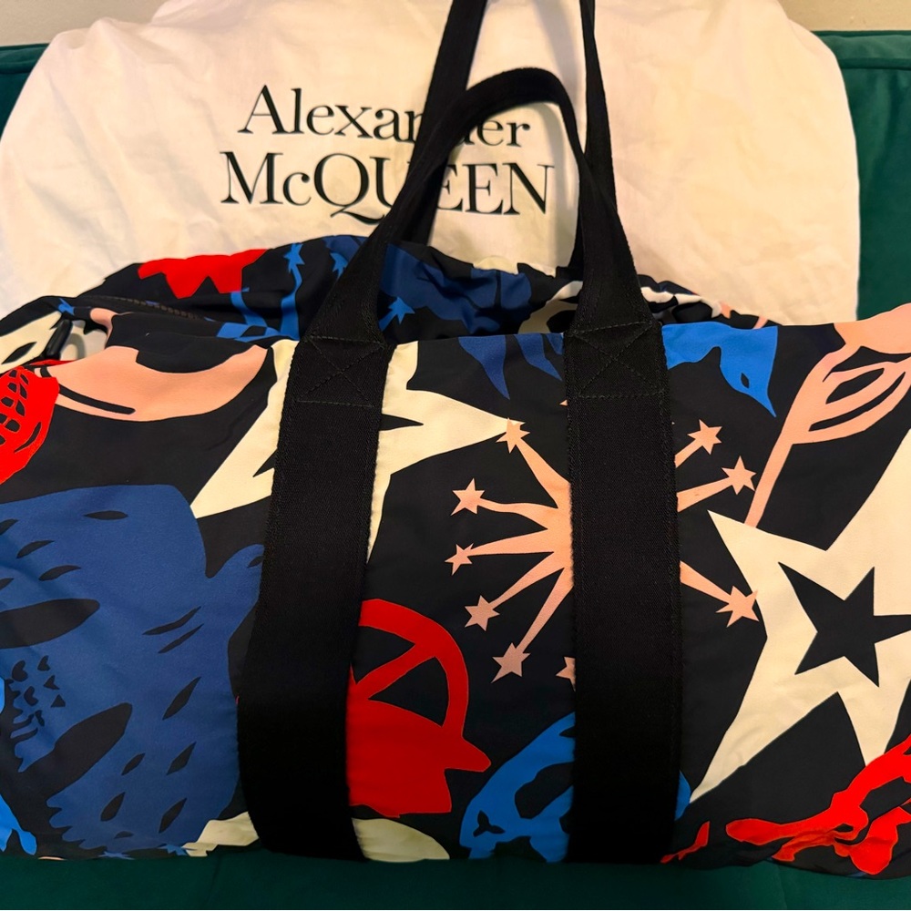 Like new Alexander McQueen duffle bag with dust bag . Limited edition